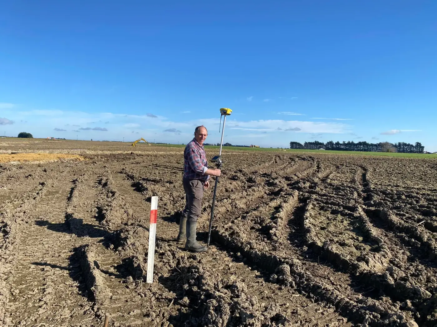 Aerial farm survey used to plan drainage work